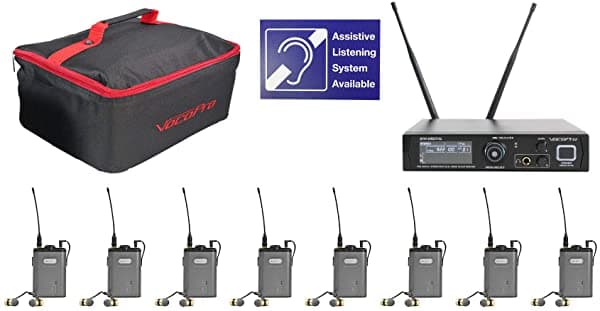 Vocopro Prof De 24 Bits Dig Stereo Inhalmbrico IEM-ASSIST-8
