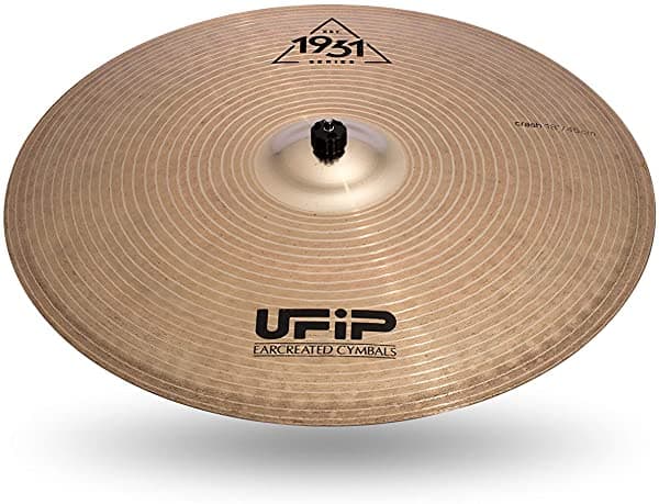 Ufip EST-18 Est. 1931 Series Platillo Crash de 18 Pulgadas | Aleación de Bronce B20 | Fabricación Artesanal en Italia Desde 1931 con Nuestro Exclusivo Proceso de Rotocasting