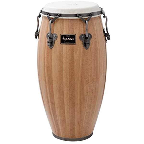Tycoon Percussion 10 Inch Signature Classic Series Requinto Natural de 10 Pulgadas con Soporte Simple TSC-100 BC N/S