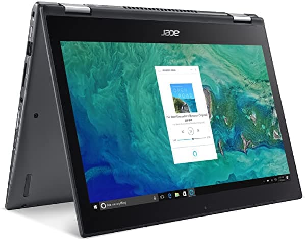 Acer Spin 3 Sp314-51-59Nm 14" Full Hd Ips Touch 8ª Generación Intel Core I5-8250U Alexa Integrada 8Gb Ddr4 256Gb Ssd Acero Gris