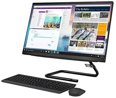 Lenovo IdeaCentre AIO 24" Touch 500 GB SSD (procesador Intel Core i7-8700T con Turbo a 4.00 GHz 16 GB RAM 500 GB SSD pantalla táctil de 24" Win 10) PC de escritorio todo en uno A340-24ICB