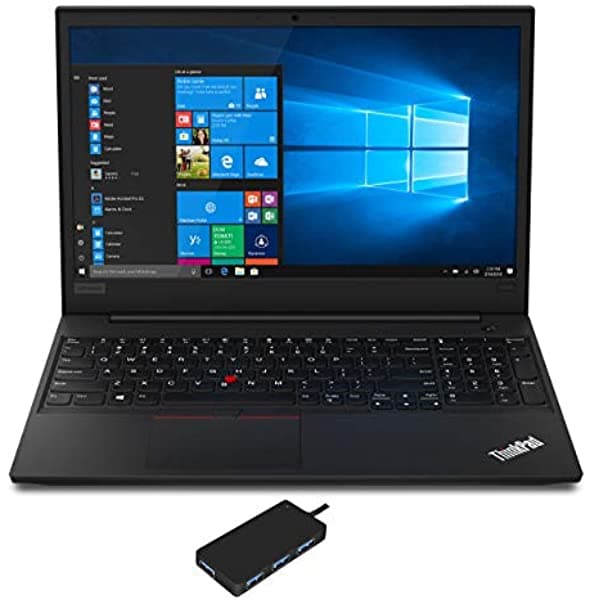 Portátil Lenovo Thinkpad E595 (Amd Ryzen 7 3700U 4 Núcleos 16 Gb De Ram 256 Gb Pcie Ssd Amd Radeon Rx Vega 10 15.6" Full Hd (1920X1080) Wifi Bluetooth Cámara Web 2 X Usb 3.1 Win 10 Pro) Con Hub Usb 3.0 20NF0012US
