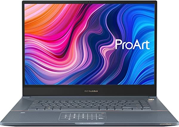 Estación De Trabajo Móvil Asus Proart Studiobook Pro 17 Bisel Wuxga Nanoedge De 17" Intel Core I7-9750H 16 Gb Ddr4 1 Tb Pcie Ssd Quadro Rtx 3000 Windows 10 Pro W700G3T-Xh77 Turquesa Gris