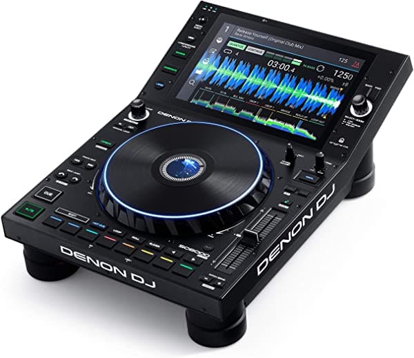 Denon Dj Sc6000 Prime - Reproductor Multimedia Profesional Independiente Con Transmisión De Música Wifi Y Pantalla Táctil De 10.1 Pulgadas