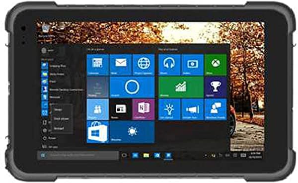 Hidon 8 Pulgadas Industrial Resistente Tablet Pc Windows 10 Home/Gps/Red 3G/Escáner De Código De Barras 1D/Nfc/Drop Survival Tabletas Impermeables HR842