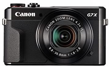 Canon PowerShot G7 X Mark II - Cámara Digital con Wi-Fi, NFC, Pantalla LCD y Sensor de 1 pulgada, Color Negro 1066C001