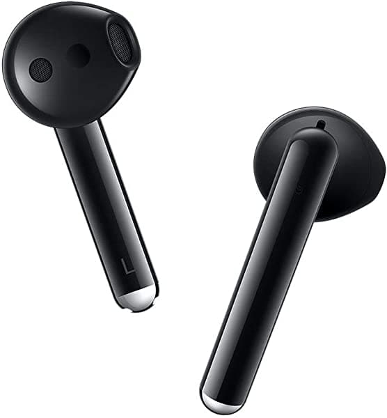 HUAWEI FreeBuds 3 - Auriculares Bluetooth Inalámbricos con Cancelación de Ruido Inteligente (Chipset Kirin A1, Latencia Ultra Baja, Conexión Bluetooth Rápida, Altavoz de 14mm, Carga Inalámbrica Rápida) (Negro) 55031991