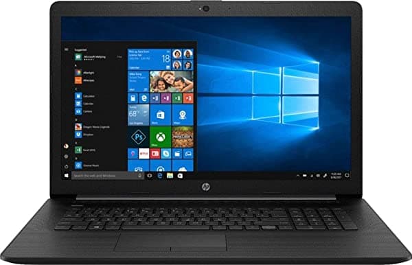 HP 2019 17.3" HD+ Notebook - Intel i5-8265U, Memoria de 12GB, Unidad de Estado Sólido de 256GB, Negro Azabache, Patrón Maglia