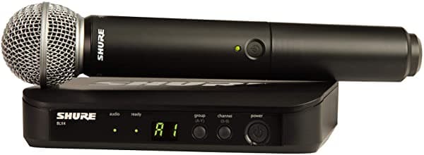 Sistema De Micrófono Inalámbrico Shure Blx24/Sm58 Con Micrófono Voces Portátil Sm58 BLX24/SM58-H11