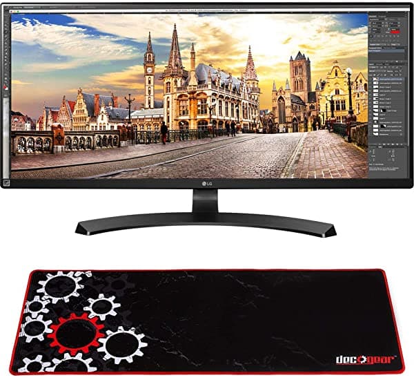 Lg 34Um68-P Monitor Ips De 34" 219 Ultrawide Freesync (2560 X 1080) Con Bonus Deco Gear Alfombrilla De Ratón Para Juegos Ampliada E8LG34UM68