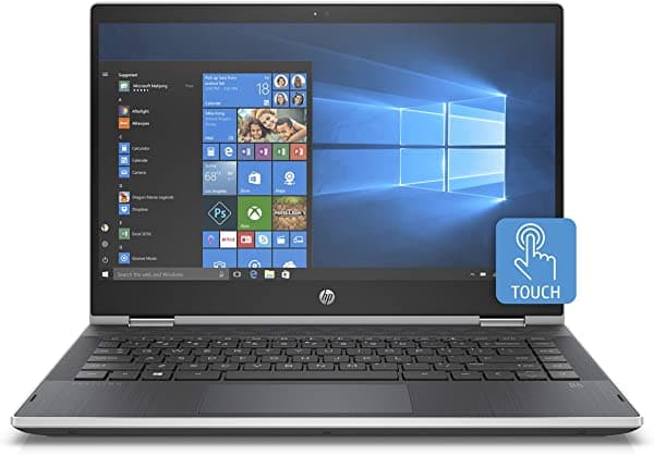 Hp Pavilion X360 - Pantalla Táctil Convertible De 14 Pulgadas (Intel Core I5-8265U 8 Gb De Ram Disco Duro De Estado Sólido De 512 Gb Windows 10 Home (14-Cd1020Nr) Color Plateado