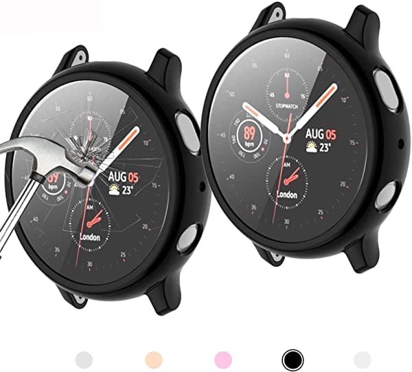 Jzk - Carcasa Para Samsung Galaxy Watch Active 2 (2 Unidades)