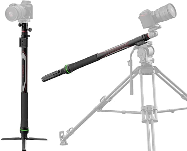 Moza Slypod-E Cámara Motorizada Slider Y Monopié Reinvent Movimiento Deslizante De Posición Precisa Y Control De Velocidad 5 Ejes Cámara Robot Movimiento 40Lbs Carga Útil Vertical Para Dslr/Slr Cámara Estabilizador Cardán