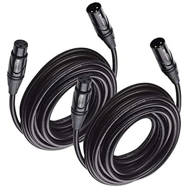 Cable De Micrófono Xlr Macho A Hembra De Cable Matters 500011-20x2