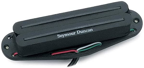 Seymour Duncan Shr-1 Hot Rails - Pastilla Humbucker De Una Bobina Con Cuello Negro SSHR-1N BLK
