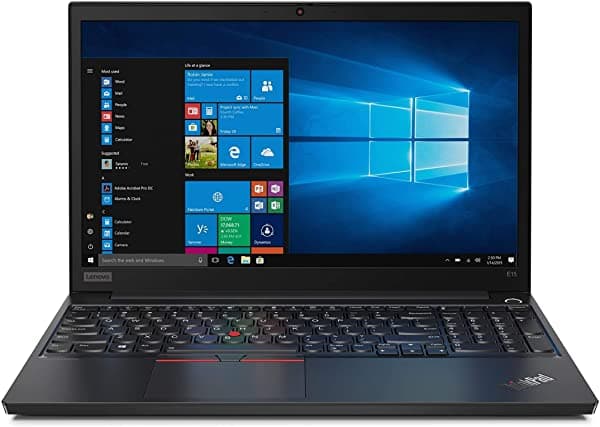 Lenovo ThinkPad E15 20RD005GUS - Notebook de 15.6 Pulgadas - 1920 x 1080 - Core i5 i5-10210U - 8 GB de RAM - 1 TB HDD - Negro - Windows 10 Pro de 64 Bits - Gráficos Intel UHD - IPS