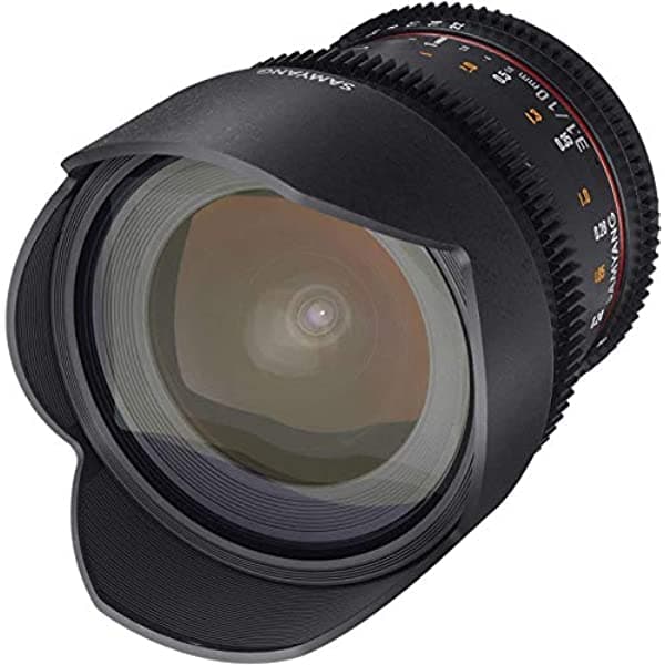 Samyang 10 mm T3.1 VDSLR II Lente de Enfoque Manual para Video para Cámaras DSLR Sony Alpha 7554