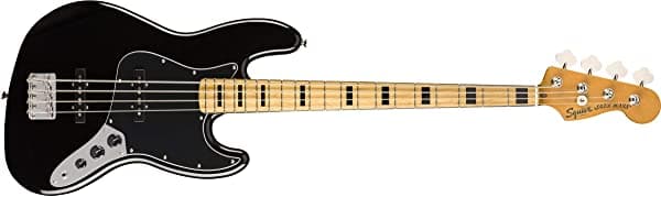 Fender Squier Classic Vibe 70s Jazz Bass, Negro, Diapasón de Arce 374540506