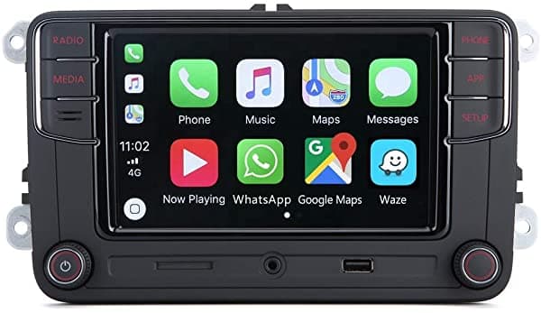 Winison Carplay Mib Radio De Coche Rcd330 Plus Rcd330G Se Adapta A Vw Golf 5 6 Jetta Cc Mk6 Mk5 Tiguan Passat B6 B7 6Rd 035 187B