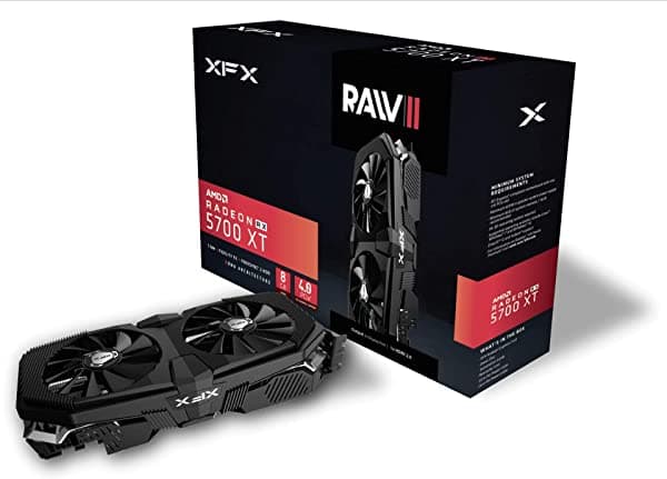 Xfx Rx 5700 Xt Raw Ii 8Gb Gddr6 1905Mhz 3Xdp Hdmi Pci Express 4.0 Tarjeta Gráfica Rx-57Xt8Off6