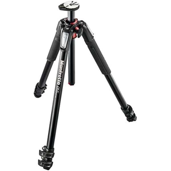 Manfrotto MT055XPRO3 Trípode de 3 Secciones en Fibra de Carbono, Trípode para Cámara, Accesorios de Fotografía, Trípode de Viaje para Creación de Contenido, Fotografía Profesional