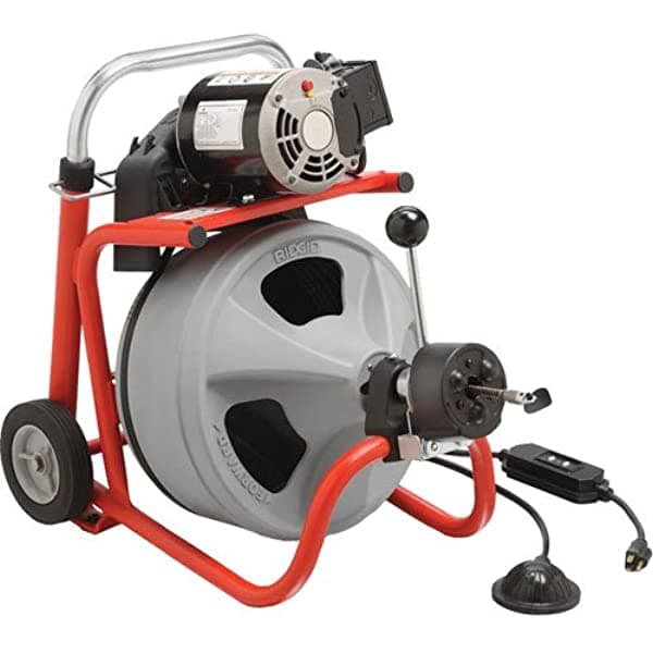 Ridgid 27003 K-400 - Tambor De 115 Voltios Con Cable Integral C44 De 1/2 Pulgada Por 50 Pies