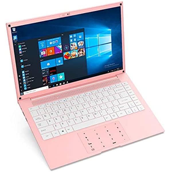 Haoqin Haobook140 Notebook de 14 Pulgadas Windows 10 - Intel Celeron N3350 6 GB DDR RAM 128 GB SSD FHD IPS Pantalla 5.0 GHz WiFi Bluetooth 4.2 HDMI Rosa HAOBOOK-PINK