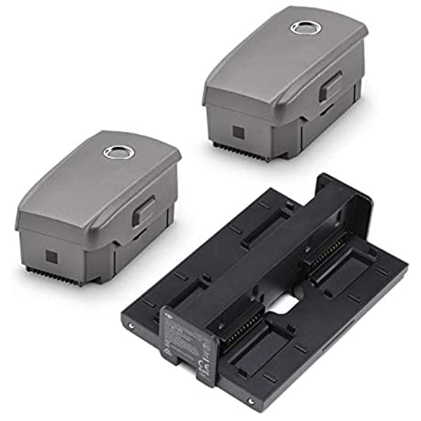RotorLogic Dji Mavic 2 Batería De Vuelo Inteligente Para Mavic 2 Pro Y Zoom (2 Paquetes Con Cubo De Carga)