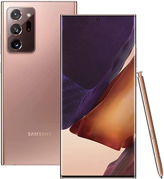 Samsung Galaxy Note20 Ultra 5G, Versión Internacional, 256GB 12GB RAM, Mystic Bronze - Desbloqueado, No Garantía EE. UU. SM-N986B/DS