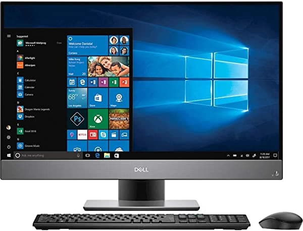 Dell Optiplex 24 7470 All-In-One 2Tb Ssd 32Gb Ram (Intel 9Th Generation Procesador Con Turbo Boost 4.40Ghz 32 Gb Ram 2 Tb Ssd 24-Inch Fullhd Ips Win 10 Pro) Pc Computadora Desktop
