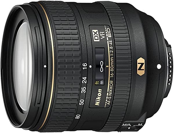 Nikon Af-S Dx Nikkor 16-80Mm F/2.8-4E Ed Lente Zoom Con Reducción De Vibración Y Autoenfoque Para Cámaras Nikon Dslr AFSDXVR16-80