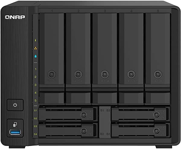 QNAP TS-932PX NAS de alta velocidad 5+4 bahías con puertos 10GbE y 2.5GbE, 4GB RAM TS-932PX-4G-US