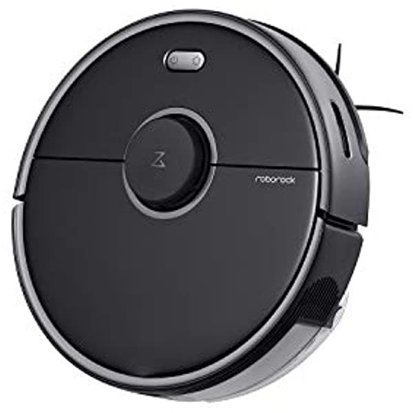 Roborock S5 MAX Aspiradora y Trapeador Robótico, Autocargable, Navegación Lidar, Limpieza Selectiva por Habitaciones, Zonas sin Trapeado, Succión Potente de 2000Pa, Autonomía de 180 Minutos, Compatible con Alexa