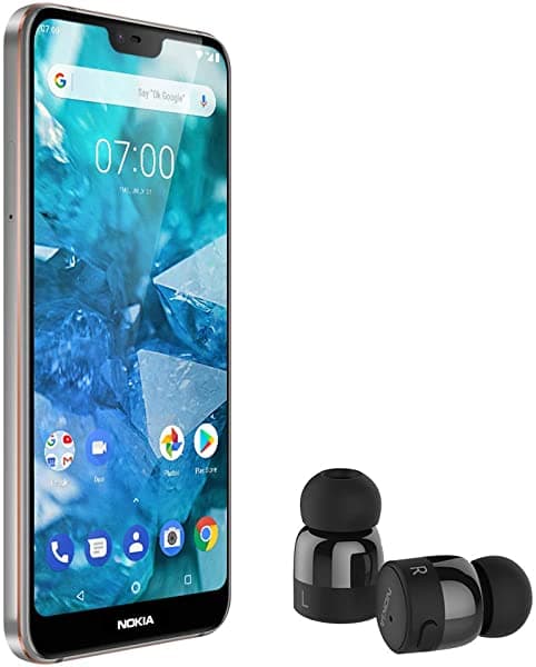 Nokia 7.1 Steel & True - Auriculares Inalámbricos TA-1085TW