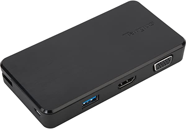 Targus Versalink Universal Travel Laptop Dock Con Conectividad Vga/Hdmi Y 2 Puertos Usb 3.0 Para Pc Mac Y Android (Dock110Usz) ACP110US