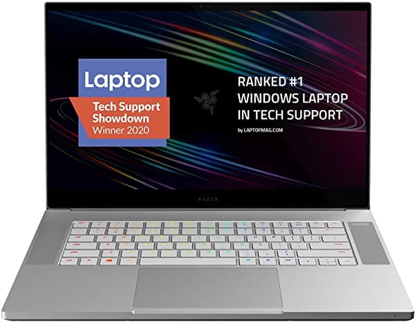 Razer Blade 15 Studio Edition Laptop 2020 Intel Core I7-10875H De 8 Núcleos Nvidia Quadro Rtx 5000 15.6 Pulgadas 4K Oled Touch 32 Gb De Ram 1Tb Ssd Aluminio Cnc Chroma Rgb Thunderbolt 3 Creator Ready RZ09-0330QEM3-R3U1