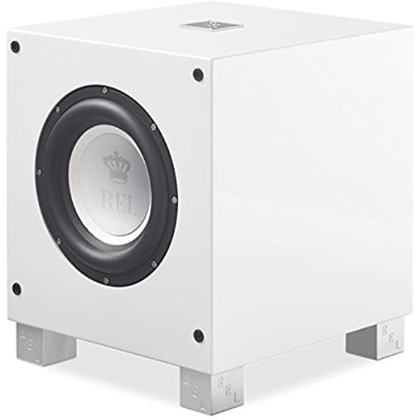 Rel Acústica T/7I Subwoofer 8 Inch Front-Firing Conductor Flecha Inalámbrico Puerto Color Blanco Brillante