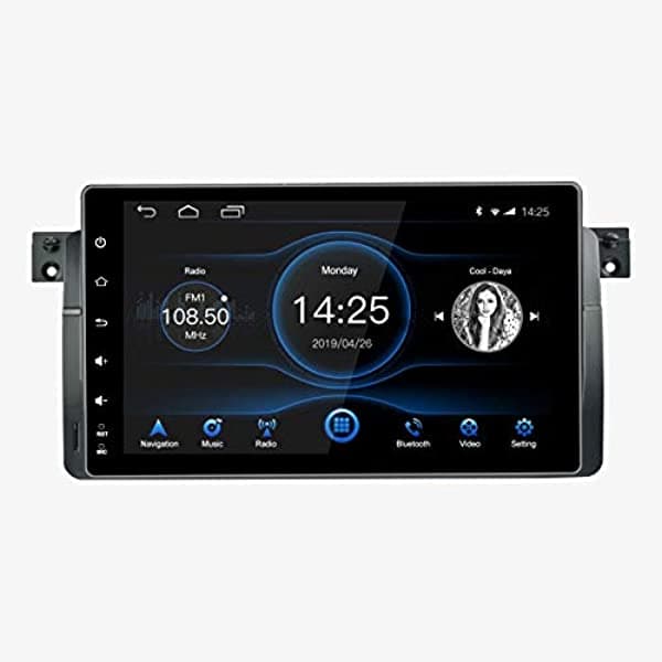 LEXXSON Android 8.1 Compatible con BMW E46 1999-2004 Estéreo para Auto Autoradio 4GB RAM 32G ROM Octa Core Indash 9" IPS Pantalla Táctil Capacitiva GPS Bluetooth Headunit con Control en el Volante MD-ZPBMW-E46-4G32-VI
