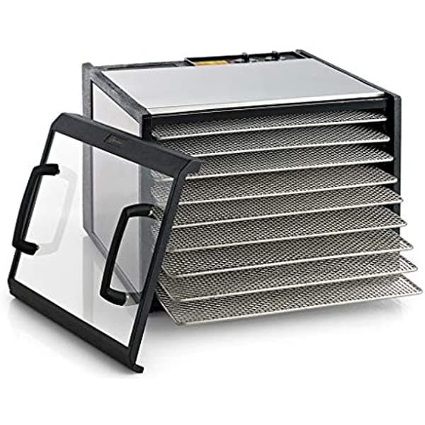Excalibur - Deshidratador De Alimentos De Alimentos De Acero Inoxidable Ds900S D900CDSHD