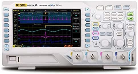 Rigol DS1054Z Osciloscopio Digital, 50Mhz, 4 Canales, 1GSa/s, 24Mpts Profundidad de Memoria