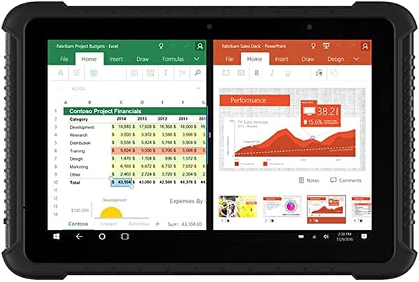 Campo De Vanquisher 10-Inch Tablet Pc (2Nd Generación) Windows 10 Os/Ip65 Impermeable/Antiarañazos Corning Gorilla Panel/Gnss Gps SV-16H