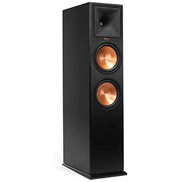 Klipsch Rp-280F Referencia Premiere Bocina De Piso Con Woofers Cónicos Dobles Cerametallic De 8 Pulgadas. Ébano Par Klipsch RP280F Ebony Reference Pr