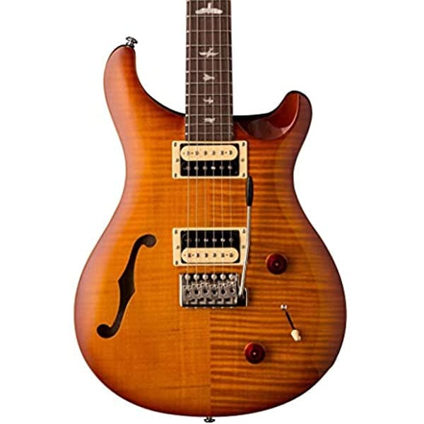 PRS Paul Reed Smith SE Custom 22 - Guitarra Eléctrica Semihueca con Funda Acolchada Diseño Vintage CU2SHVS