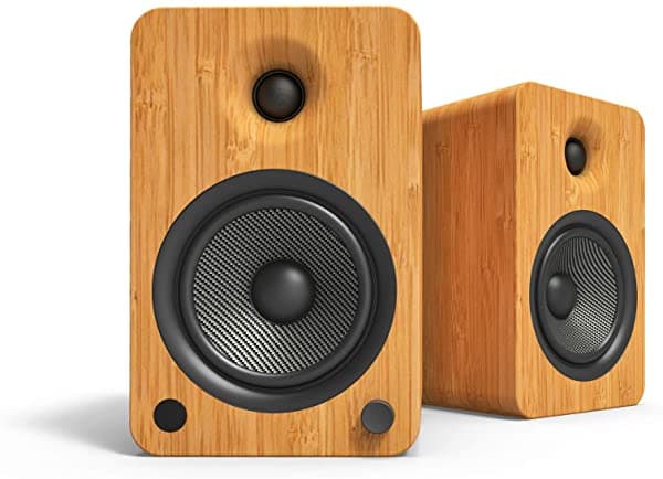 Kanto Yu6 - Altavoces De Estantería Con Bluetooth Y Preamplificador De Fono Bambú YU6BAMBOO