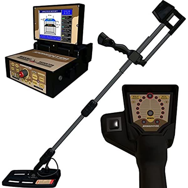 Nokta Makro Jeohunter 3D Dual System Metaldetector 3D para búsqueda de metales, oro y tesoros enterrados.