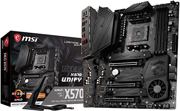 Msi Meg X570 Unify - Placa Madre (Amd Am4 Ddr4 Pcie 4.0 Sata 6Gb/S M.2 Usb 3.2 Gen 2 Ax Wi-Fi 6 Bluetooth 5 Atx)