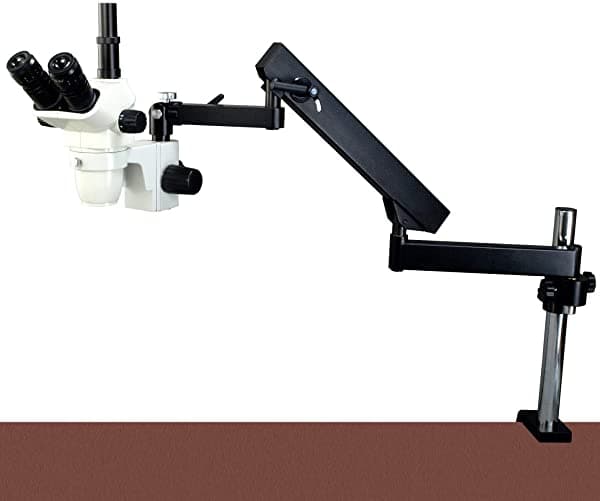 Omax 67 - 45 X Microscopio Estéreo + Articular Arm + 6 W Led Luz + 9.0 M Cámara W43DF1-L3WLED-C90