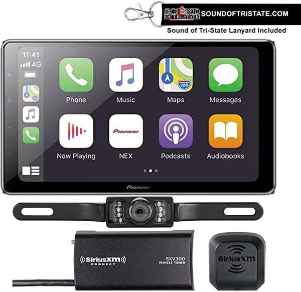 Pioneer Dmh-Wt8600Nex Receptor Multimedia Digital + Sintonizador Siriusxm Sxv300 + Paquete De Cordón De Sonido De Tres Estados