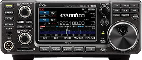 ICON Icom IC-9700 Transceptor Base D-STAR VHF/UHF/1.2GHz para Radioaficionados