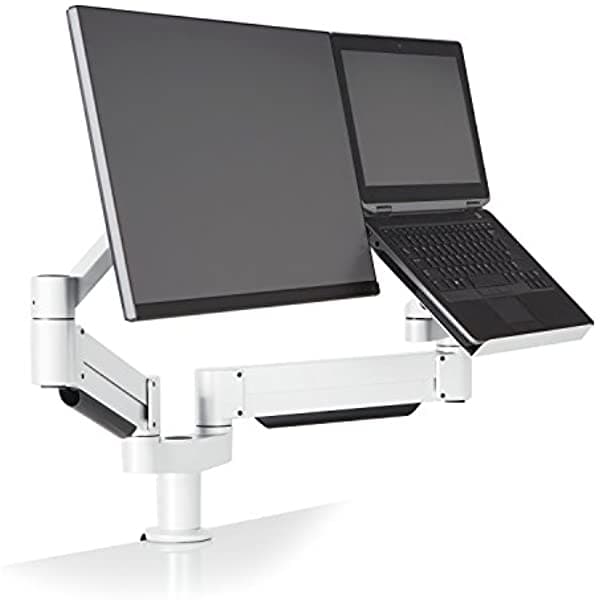 Innovative Office Products Altura Regulable Laptop & Monitor Mount 7050 By Innovadoras Productos De Oficina (Blanco)